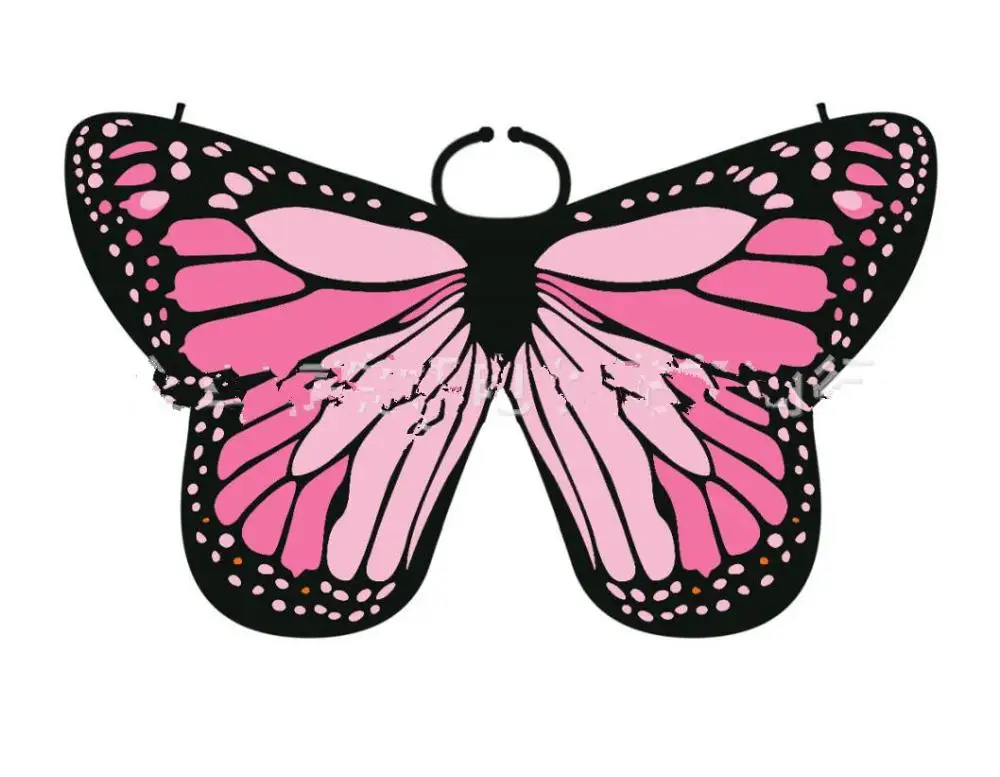 Wholesale Pink Monarch Wings Costume For Kids Women Butterfly Wings Shawl Cape Scarf Angel Isis Wings Cheap Hot Sell