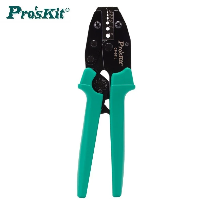 Proskit CP-301J Optical Fiber Connector Hexagonal Ratchet Crimping Pliers Cold Crimping Pliers Video Cable Crimping