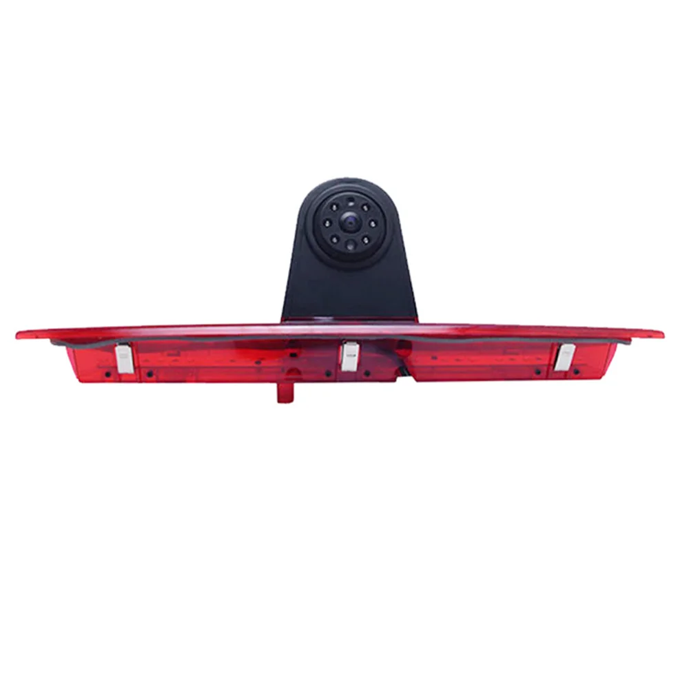 Car Brake LED Light Backup Camera For Ford Transit Van2015-2020 Parking Reverse Camera +7\'\'Monitor Night Vision Guide Line IR