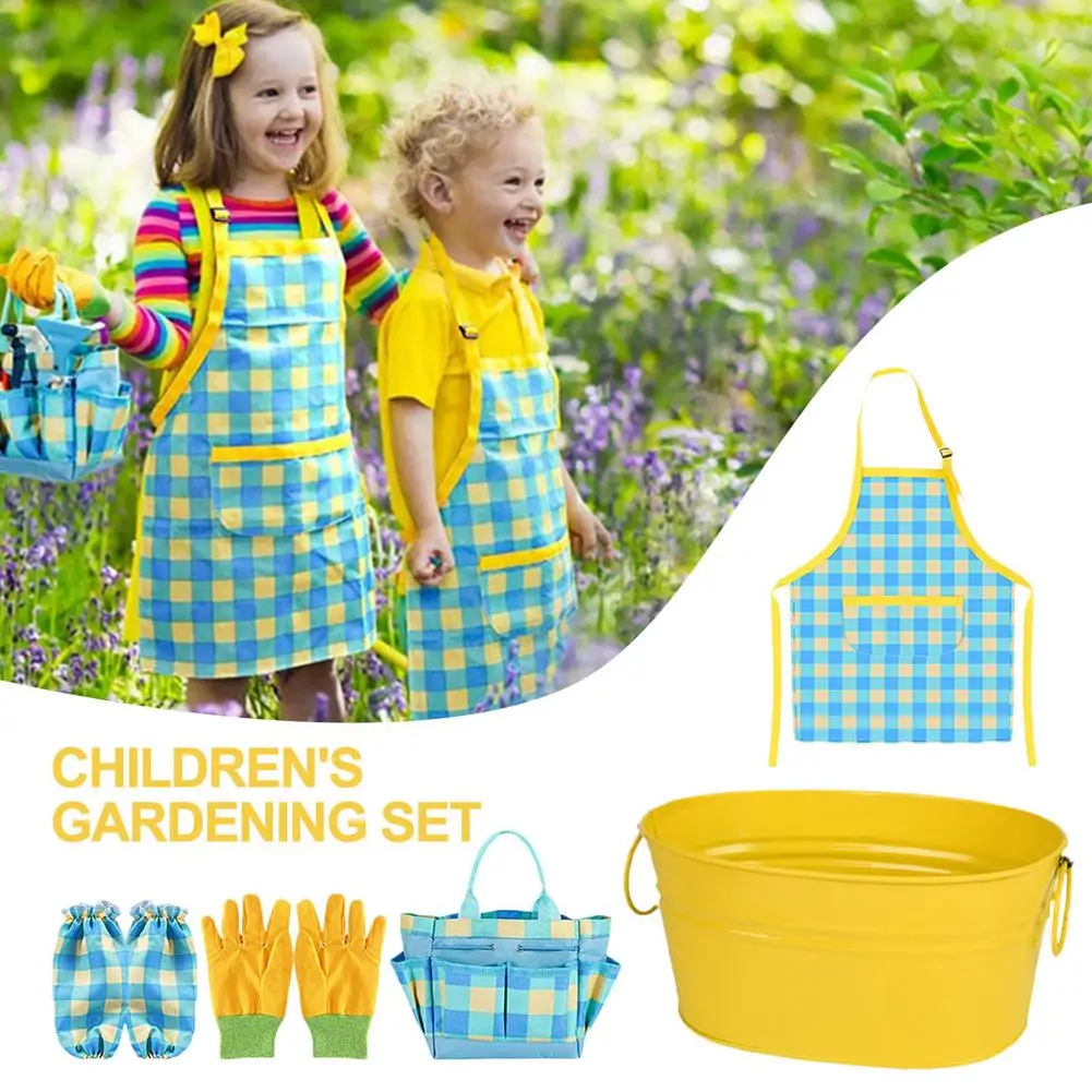 

Kids Gardening Tool Sets Children Garden Tool Kit Hand Shovel Trowel Tote Bag Garden Tool Toys Digging Sand Playing Tools