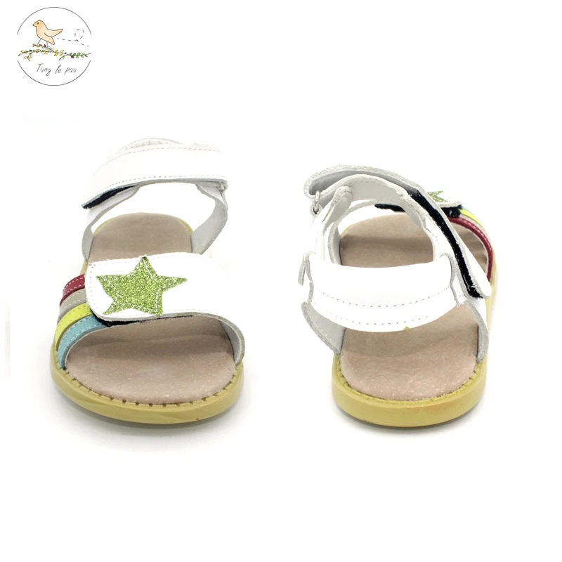 TONGLEPAO Summer Style Children Sandals Girls Princess Beautiful Flower Shoes Kids Flat Sandals Baby Girls Roman Shoes