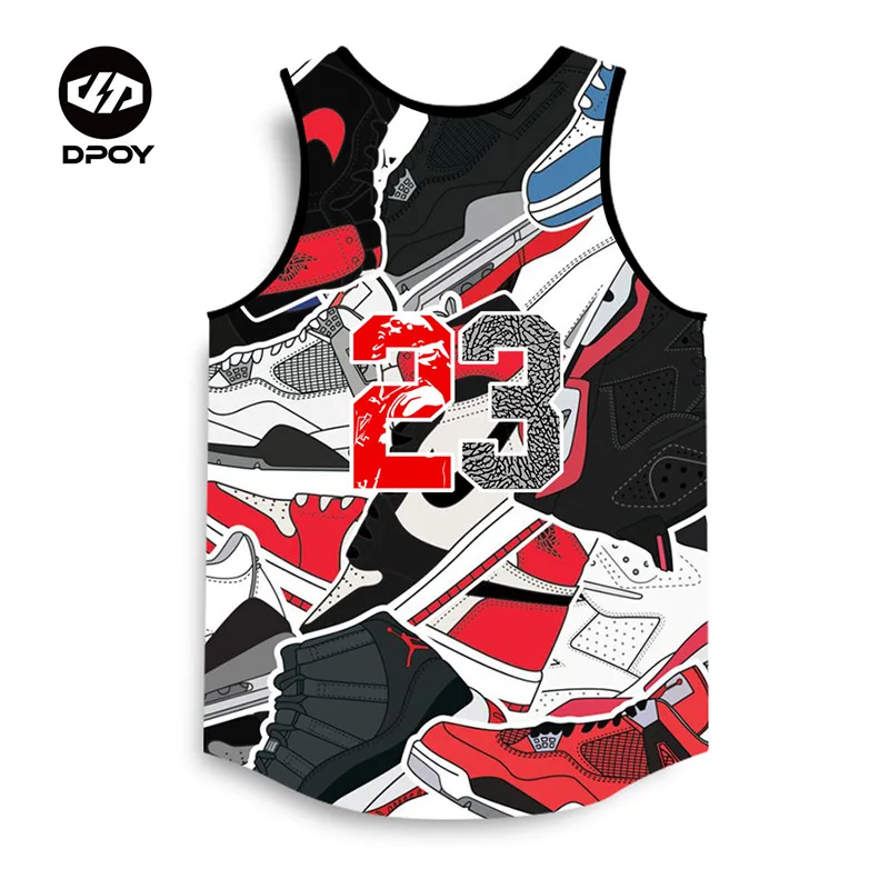 dpoy original design 2021sneakers basketball vest loose breathable basket men's sweatshirt artistic creativity high street style