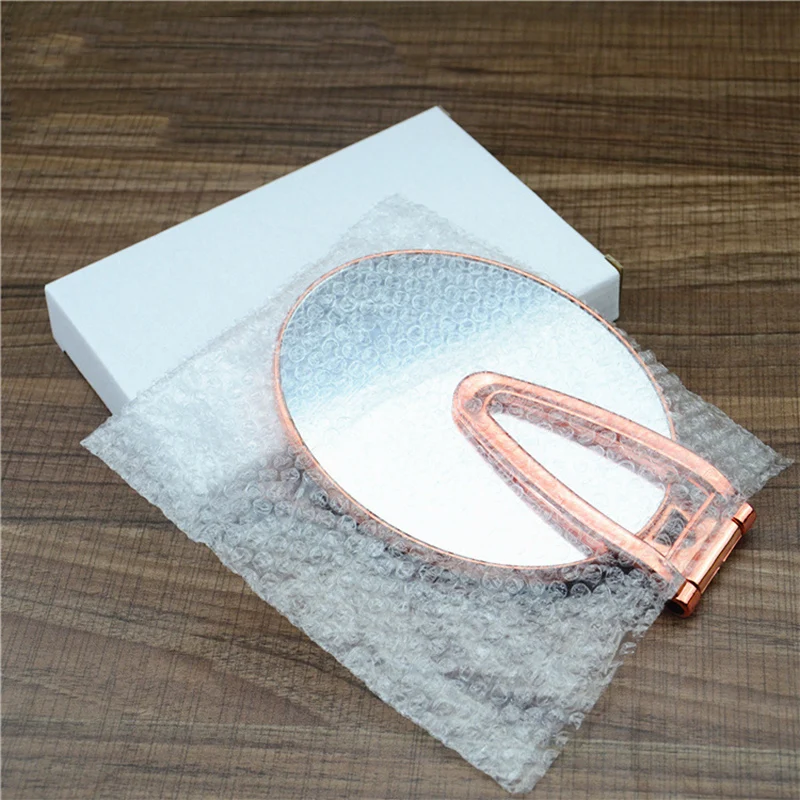 Specchio per trucco da tavolo, specchio pieghevole da viaggio con doppio lato, specchio cosmetico portatile