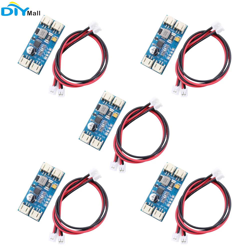 5pcs 6V/9V/12V CN3791 MPPT Solar Charger Controller Board with 2Pin JST Connectors