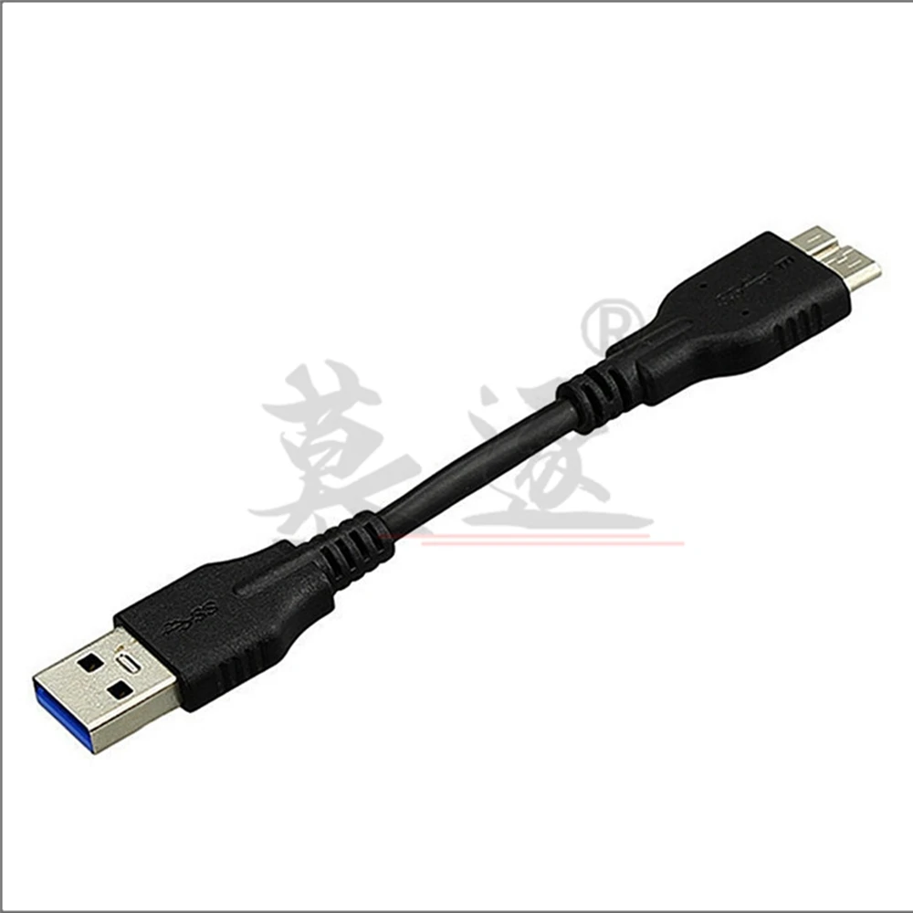 Cable USB 3,0 macho A a Micro B de súper velocidad de 0,1 M para disco duro externo HDD drop