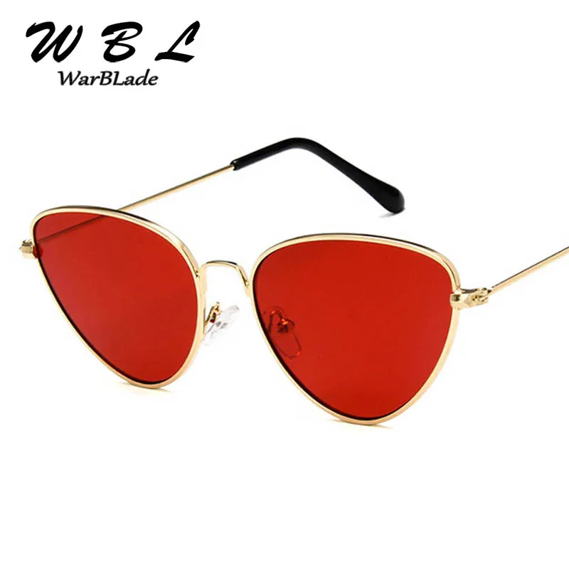 

WarBLade Trendy Tinted Color Vintage Shaped High Quality Sun glasses Shaped Ocean Cat Eye Sunglasses Women Brand Designer