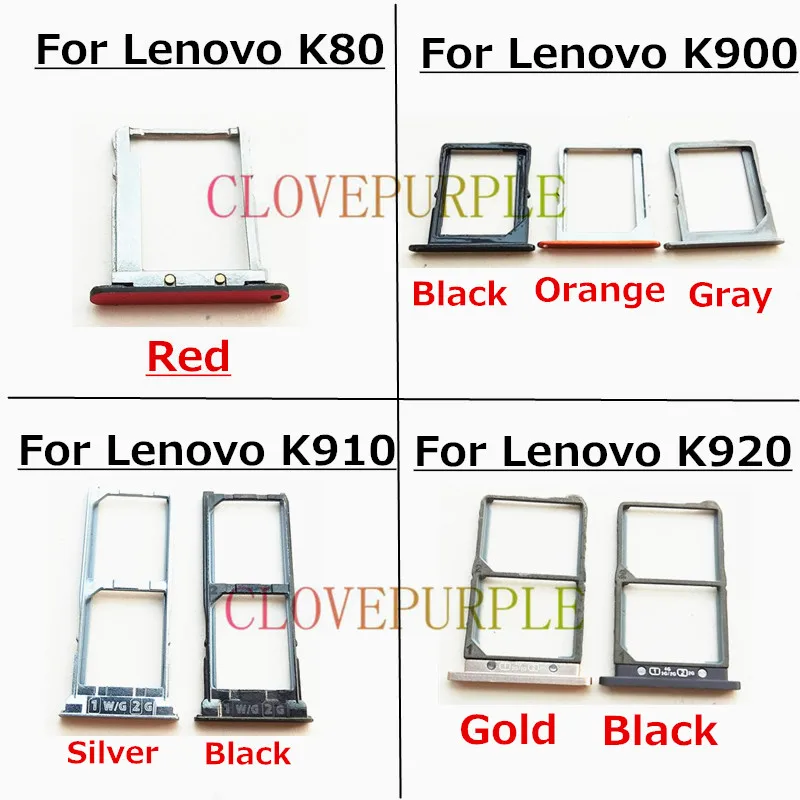 1 Buah Slot Kartu SIM Pemegang Adaptor Penggantian Bagian untuk Lenovo K80 K900 K910 K920