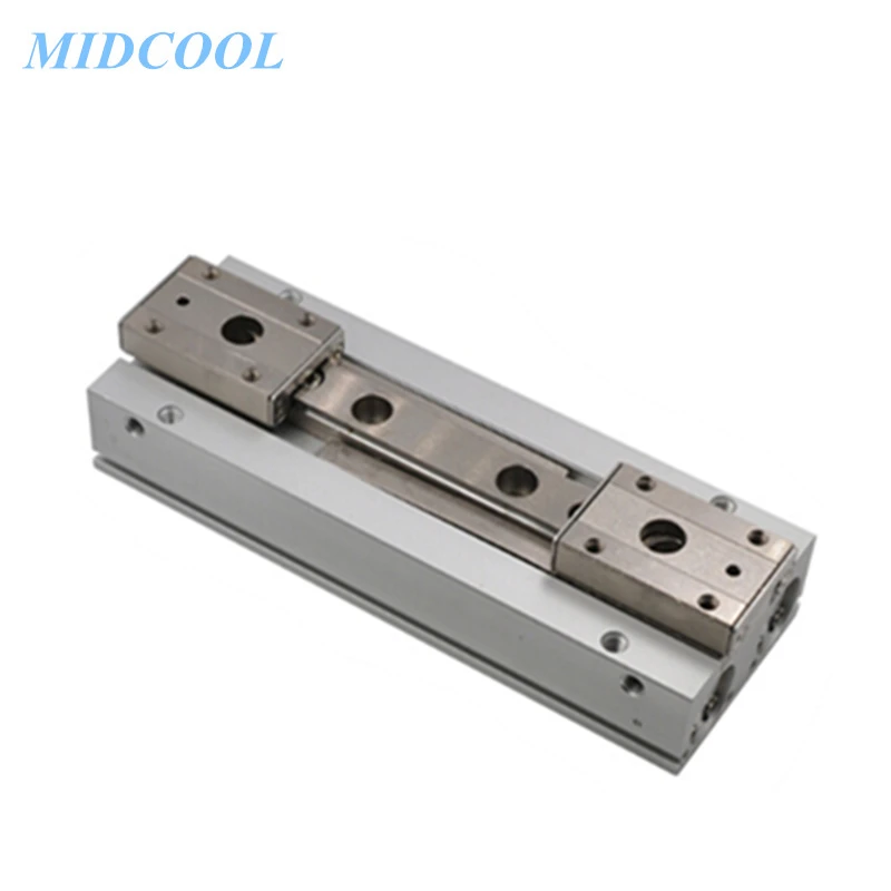 Slide Rail Mechanical Cylinder HDF Series Pneumatic Cylinder  HDF8 HDF12 HDF16 HDF20 HDF8X8/16/32 HDF12X12/24/48 HDF16/32/64