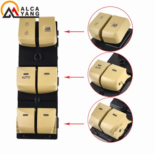 Imagen 2 del producto Malcayang interruptor principal de ventanilla eléctrica de alta calidad para Hyundai 2012 2013 2014 2015 2016 Elantra Lang Move 93570-4V000