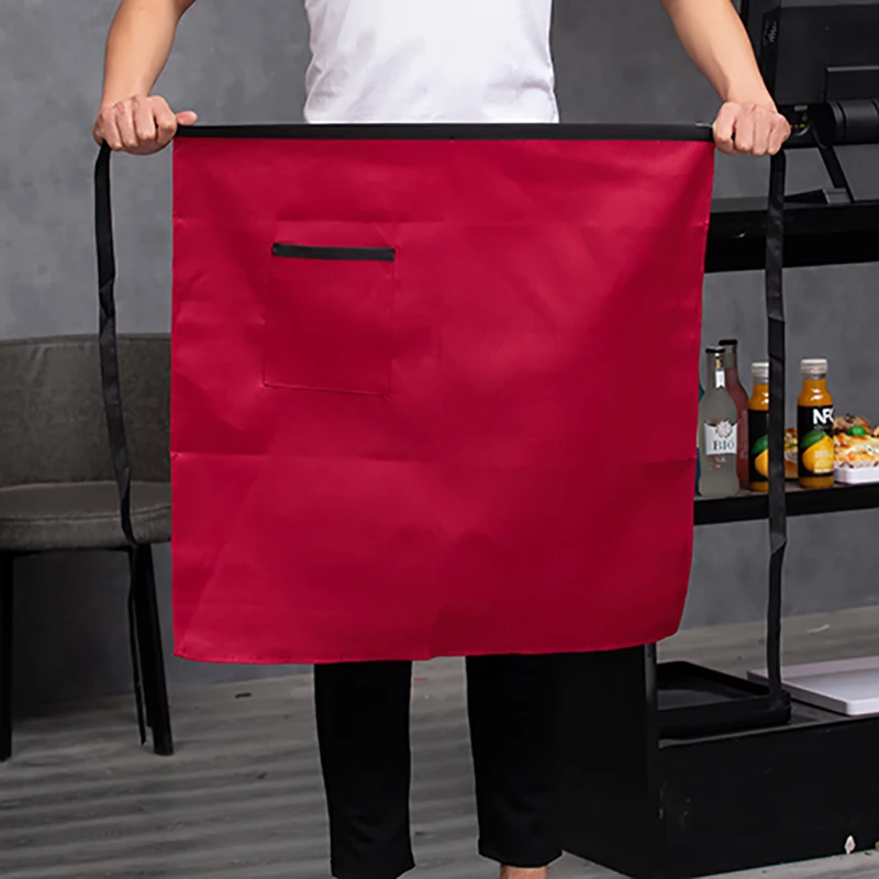 Delantal de cocina para hombre y mujer, accesorio para Chef, camarero, cafetería, tienda, barbacoa, peluquería, novedad de 2024