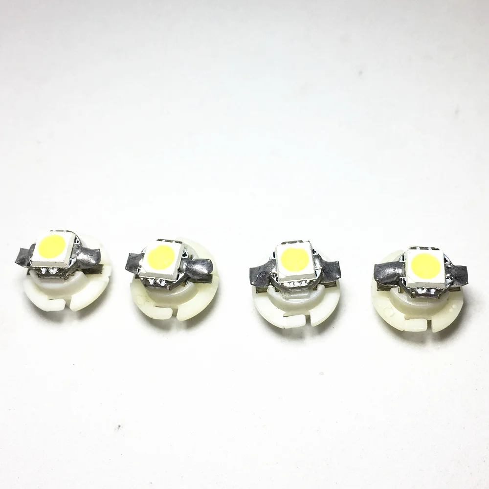 4PCS T5 B8.4D 5050 1SMD Side Indicator Lights Car Light B8.4 LED motorcycle Gauge Dashboard Lamp Brand New Instrument Bulbs 12V