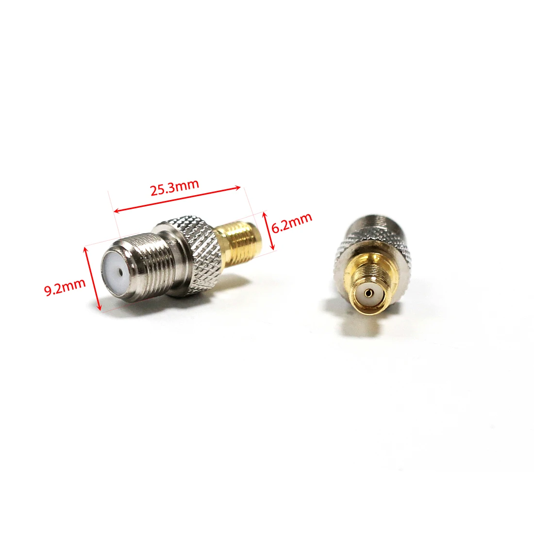 1PC NEW F Female to SMA Jack RF Coax Adapter Convertor Straight Goldplated 50 Ohm Wholesale