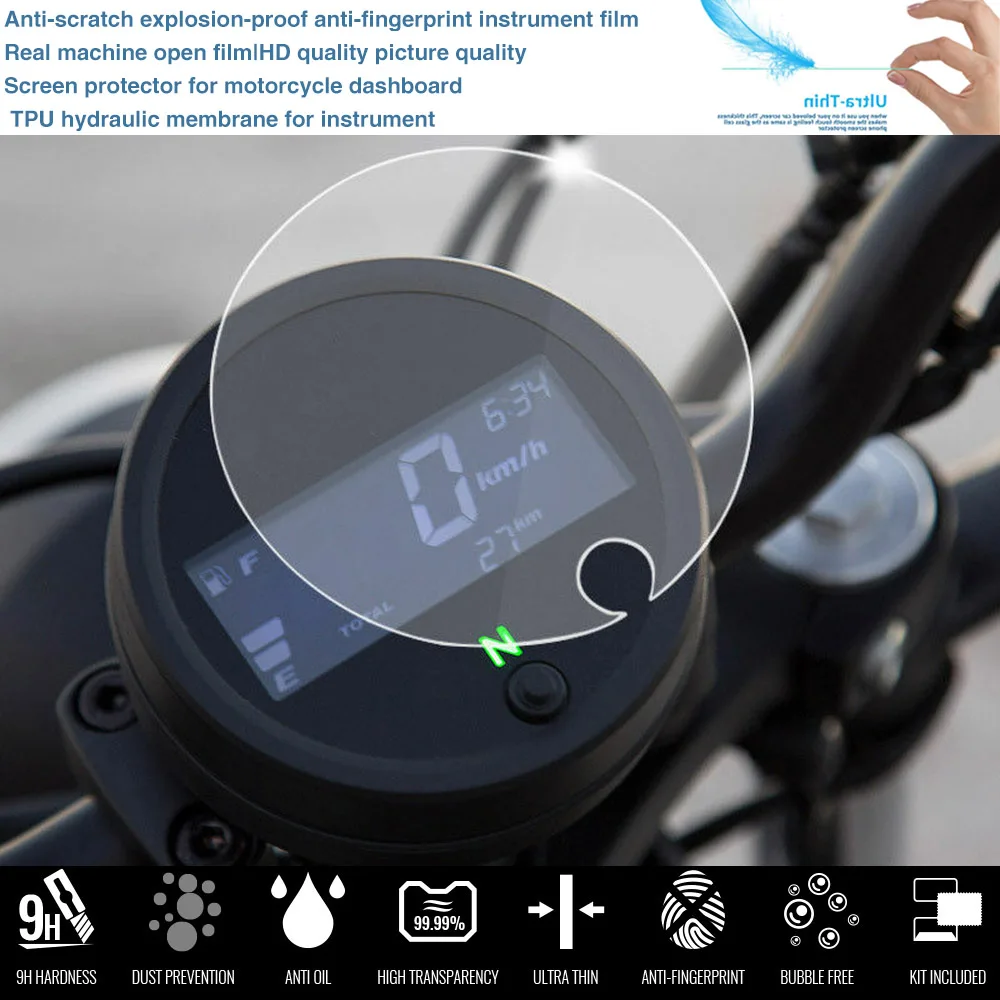 For Yamaha XSR700 XSR900 XSR 700 XSR 900 2016 2017 2018 Motorcycle Accessories Cluster Scratch Protection Film Screen Protector