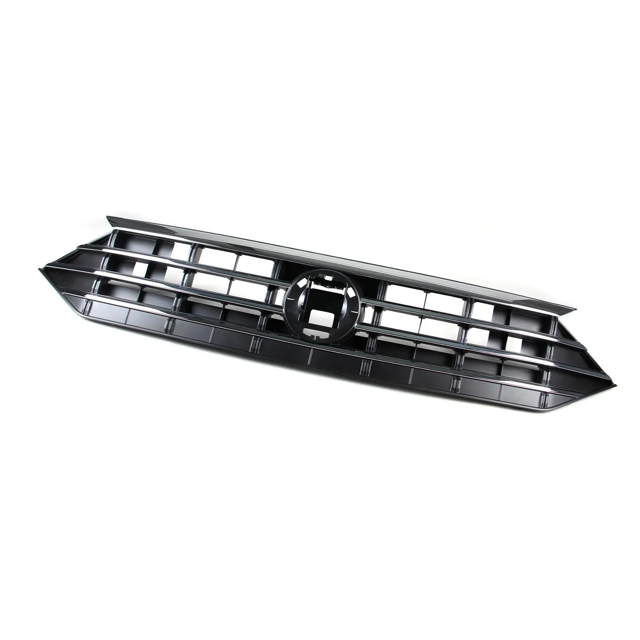 17A 853 651L Black Front Bumper Chrome Assembly Grille Grill Fit For VW Jetta MK7 17A853651E