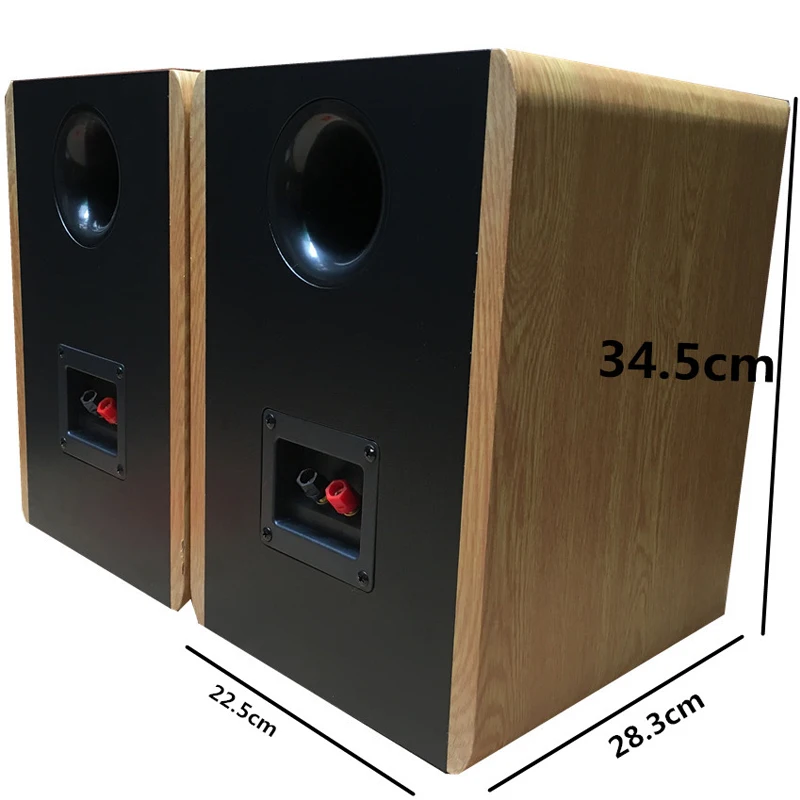 100W 6.5 Inch Siêu Trầm Loa HIFI 2 Chiều Tần Số Loa Kệ Sách 4ohm Gỗ Thụ Động Âm Thanh Sốt Loa Trước
