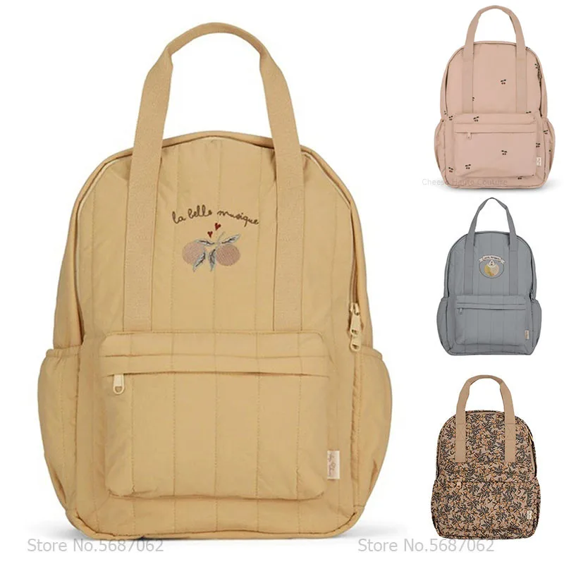 KS-mochila escolar primaria para niños y niñas, bolsa de almacenamiento de regalo, Cherry Lemon, viaje, marca para guardería, 2021
