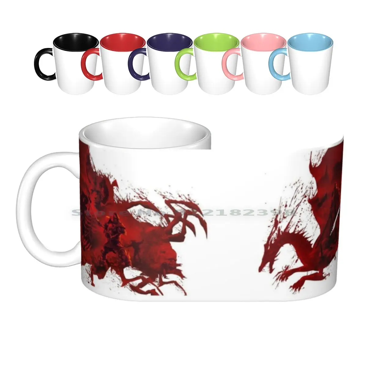 Dragon Age Ceramic Mugs Coffee Cups Milk Tea Mug Dragon Age Dragon Age Origins Dragon Age Awakenings Creative Trending Vintage