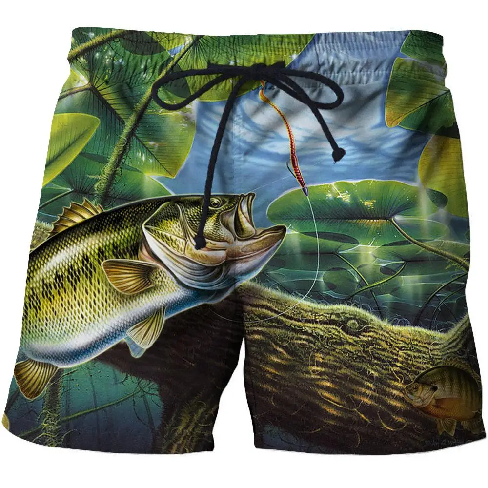 3d Fish Quick Dry Summer Mens Siwmwear Men Beach Board Shorts Briefs For Men Swim Trunks Swim Shorts Beach Wear Asian size s-6xl