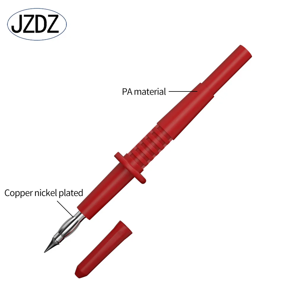 JZDZ 2pcs Test Pen Pin Test Probe Tips Electrical Connector 4mm banana plug Multi-meter Needle Tools DIY J.30017