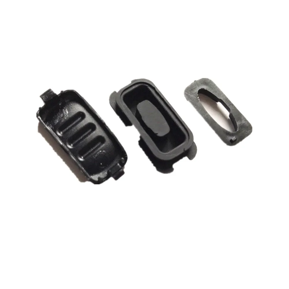 5 Sets Hard &Soft Rubber Side Button PTT  Frame For Vertex Standard VX228 VX231 VX351 VX354 Radio Walkie Talkie Accessories