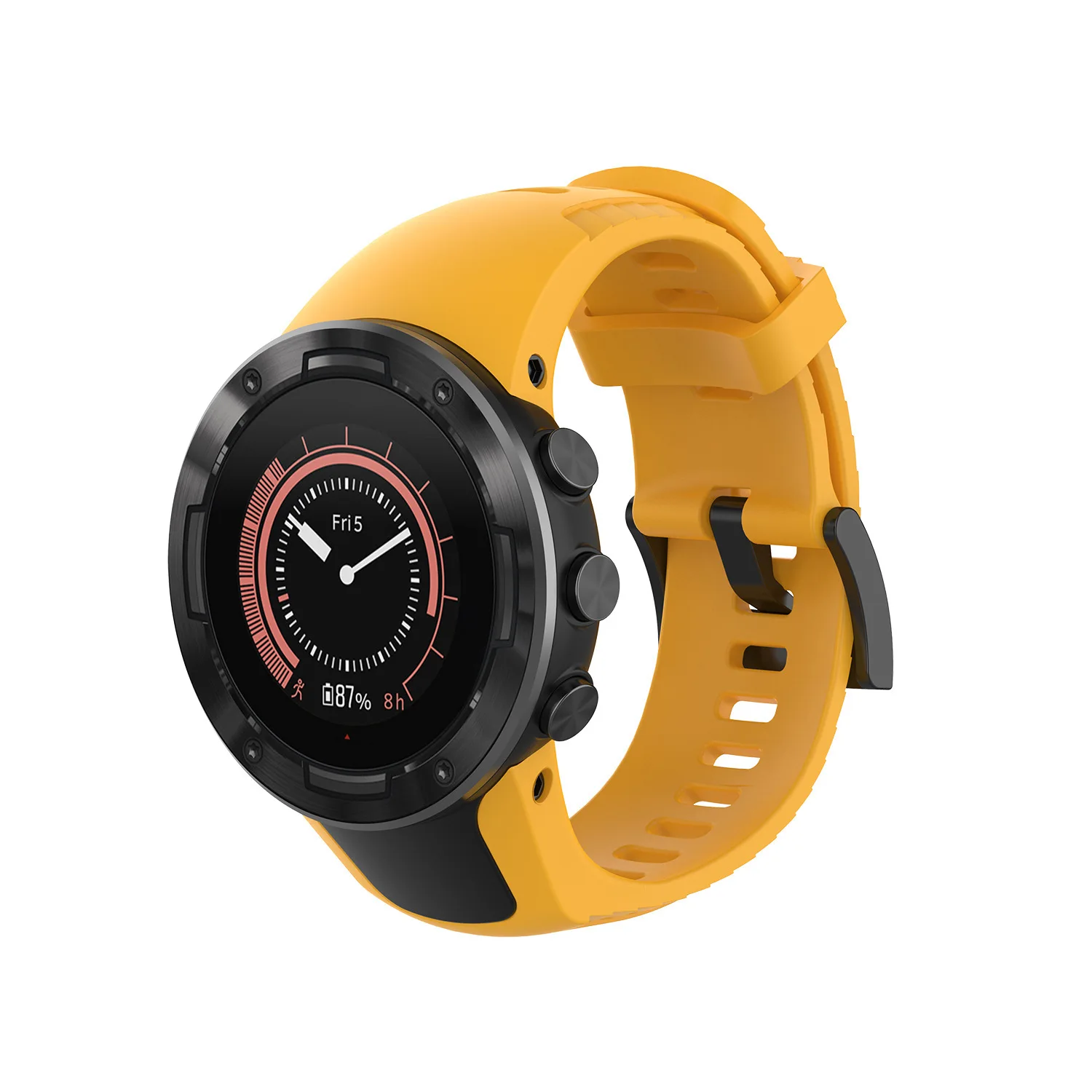 Heroína-Silicone Pulseira para Suunto 5 Smartwatch, Substituição WatchBand, Wrist Strap, Bracelet Belt, Ao Ar Livre, Acessórios Esportivos