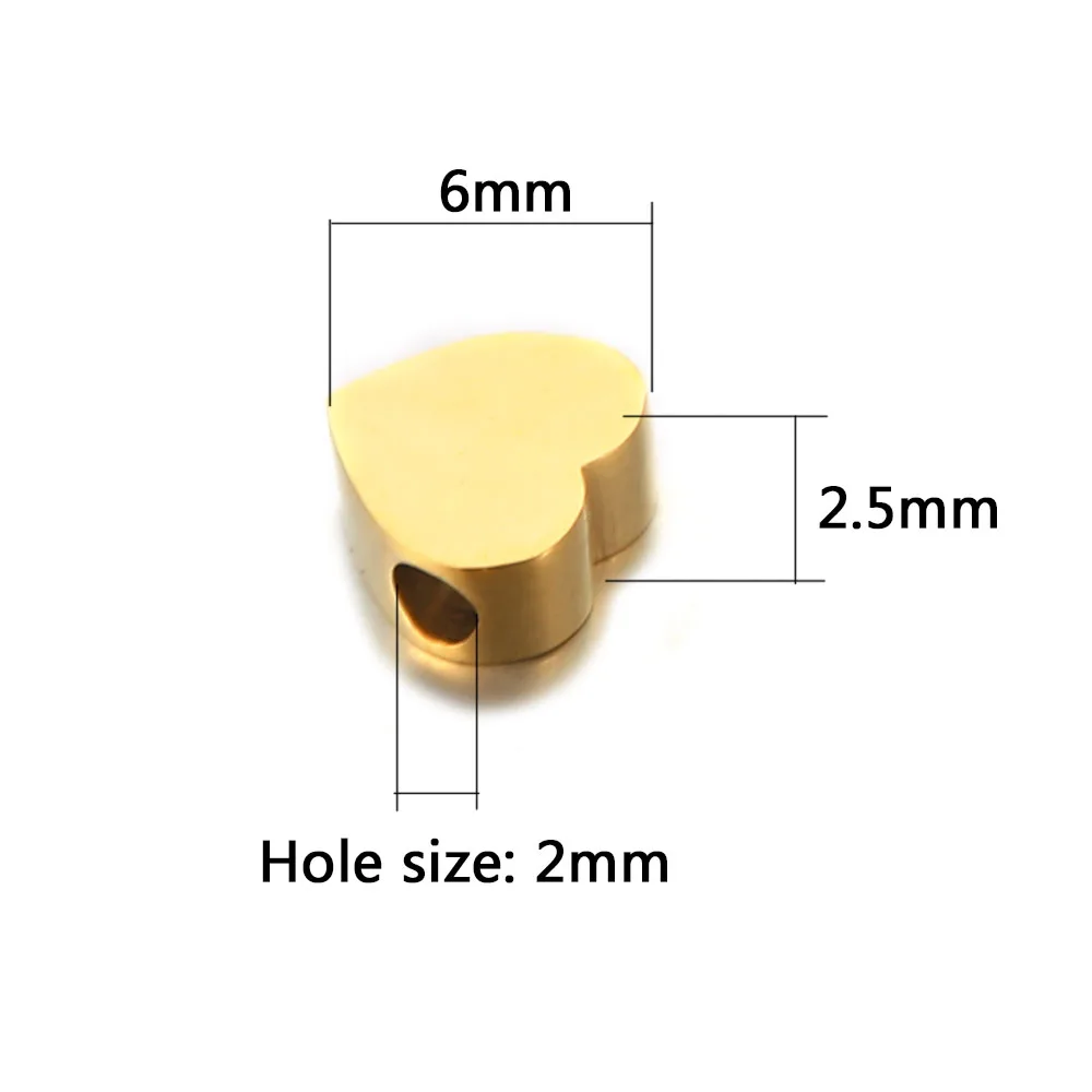 10PCS/lot Stainless Steel Blank Stamping Tags Heart Charm Pendants For Diy Jewelry Makings Heart Charms Accessories