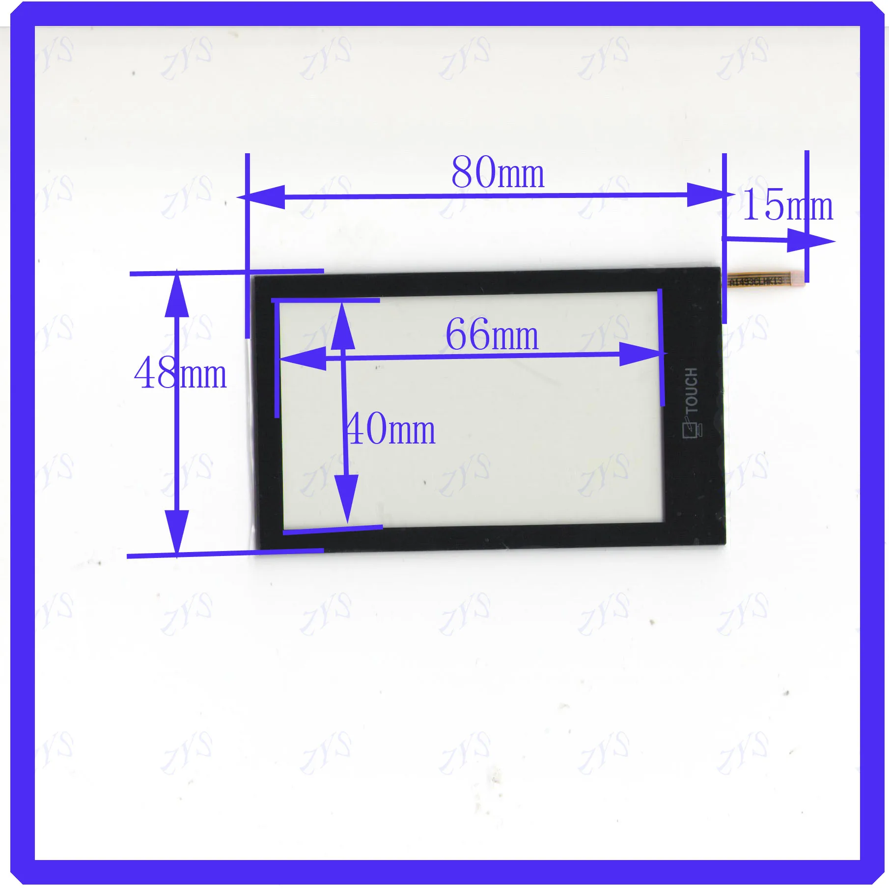 

wholesale 5PCS/LOT AF1493 80*48mm this is compatible AF 1493 4lines resistance screen for car DVD redio 80*48