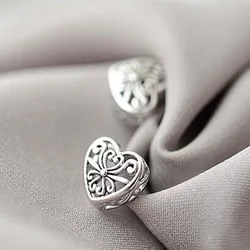 REETI 925 sterling silver Heart Stud Earrings for Women Elegant Wedding Jewelry pendientes mujer moda 2019 Brincos