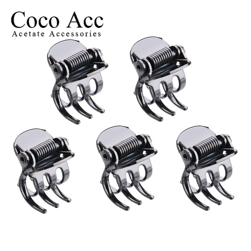 wholesale antique copper metal high quality small mini hair claws snap side clips jaw crab clamp clips