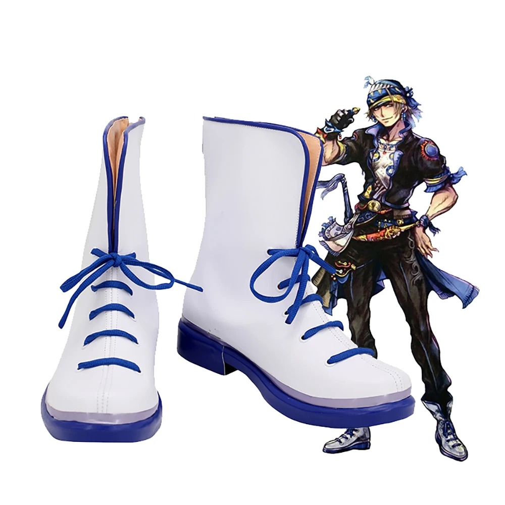 

Locke Cole Shoes Cosplay Dissidia Final Fantasy Locke Cole Cosplay Boots Customized Shoes for Unisex