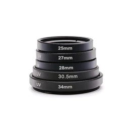 Camera Lens UV Filter Protection Filter 25mm 27mm 28mm 30.5mm 34mm Ultra-Violet Universal for Sony Canon Nikon Pentax