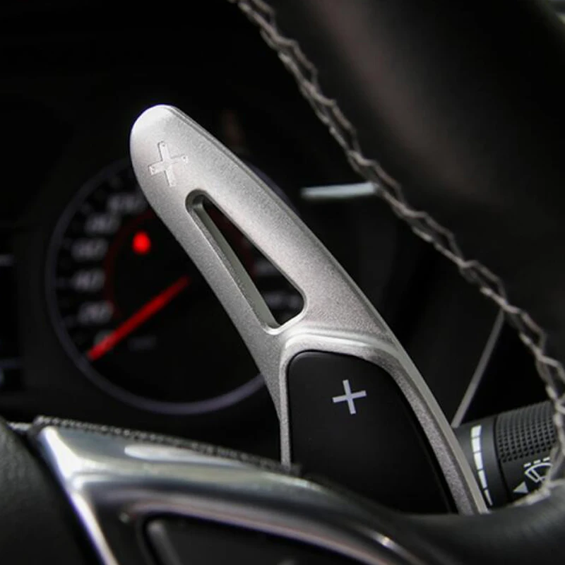 2 adet Alüminyum Vites Kolu Kürek direksiyon Shifter Uzatın Fit Chevrolet Camaro 2016-2018 Direksiyon Tekerlekleri ve göbekler Uzatma