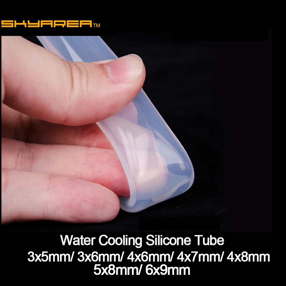 1 Meter Diameter 3mm 4mm 5mm 6mm Water Cooling Silicone Tube Heat Resistant Tubes Fit For RC Boat Cooling System