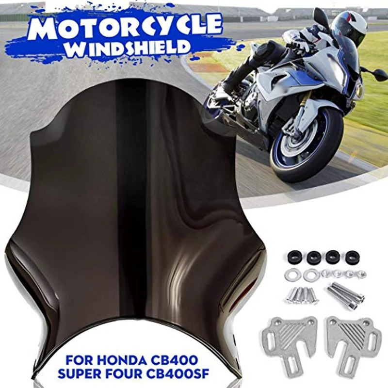 Motorcycle Front Windshield for Honda Hornet Cb400 Cb600 Cb400Sf Cb750 Cb900 Cb919 Cb250 Cb 400 600 750 900 919 250