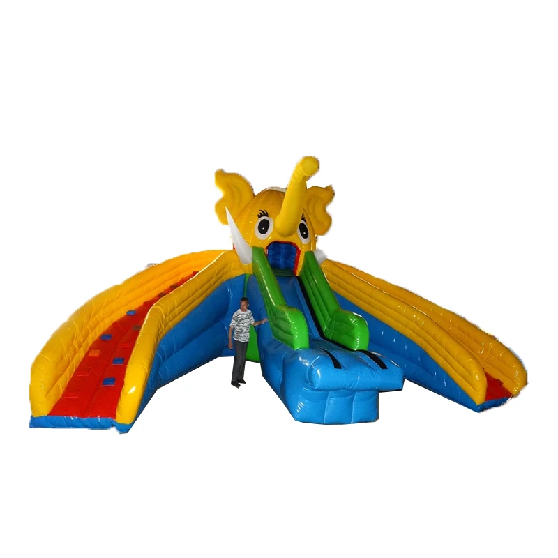 Château gonflable avec toboggan pour enfants, extérieur, gonflable, matériau PVC durable, parfait pour s'amuser dans l'arrière-cour et les fêtes