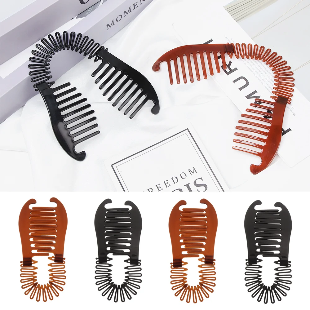 1PC Woman Elastics Hair Braider Banana Clip Scorpion Type Hair Holding Tool Ponytail Rubber Bands Hair Accessories Hot