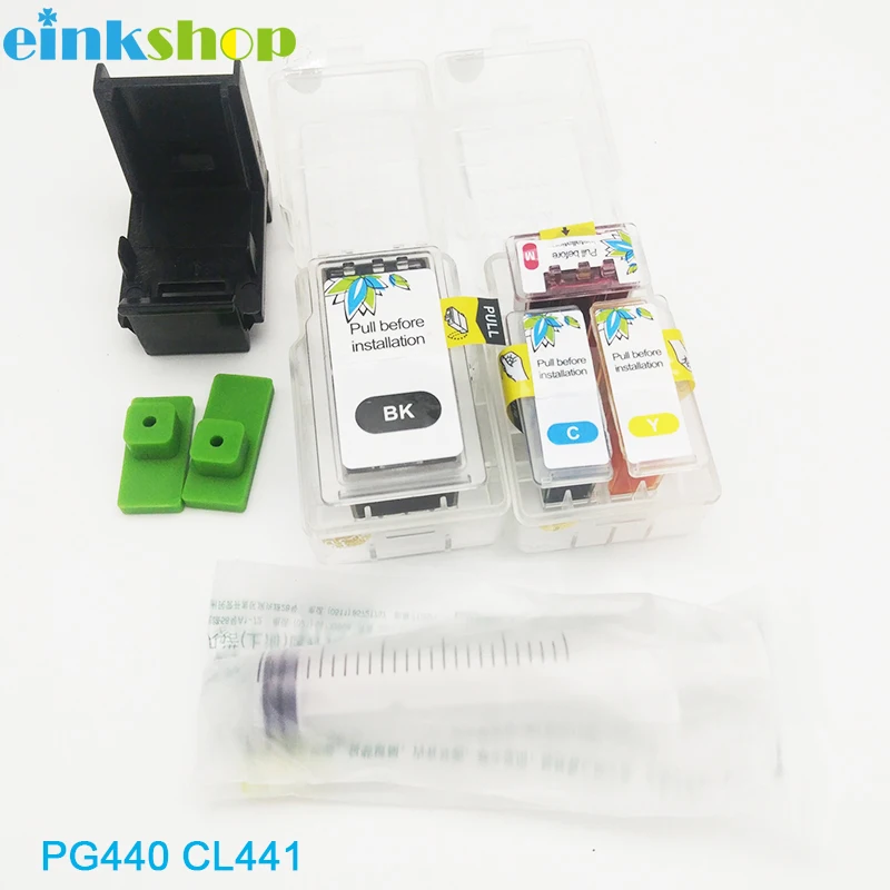 Einkshop pg 440 cl 441 smart ink cartridge for canon pg-440 cl-441 Pixma MG2240 MG2180 MG2140 MG3180 MG3540 printer