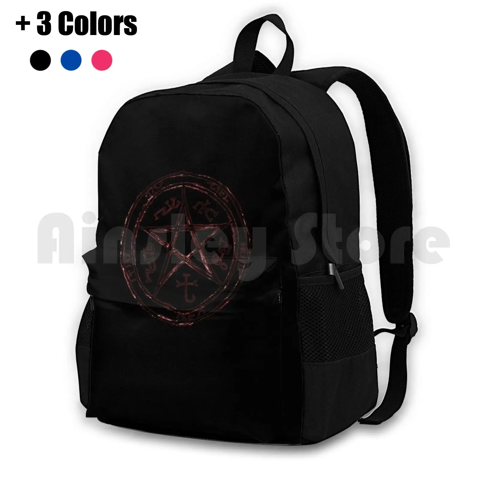 Devils Trap Outdoor Hiking Backpack Riding Climbing Sports Bag Devils Devil Trap Supernatural Sam Dean Winchester Castiel