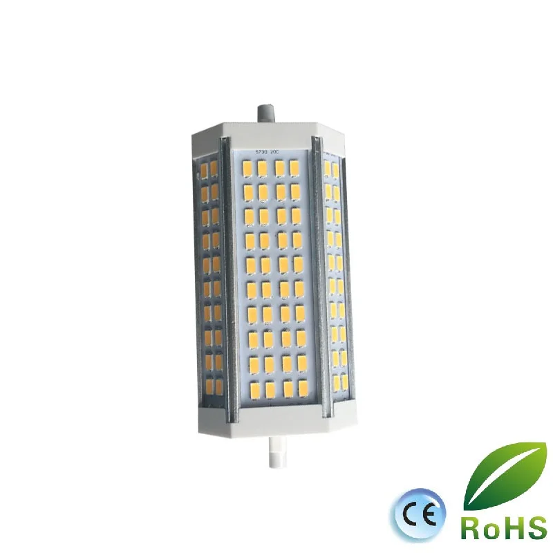 High power 30w 118mm LED R7S light without colling Fan 64PCS leds  J118 300w R7s lamp  AC85-265V