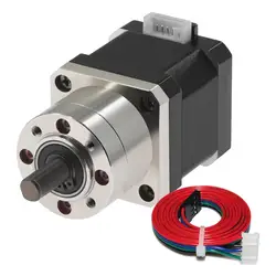 17hs4401S-4-Lead Nema17 Stepper Motor 42 Motor Extruder Gear Stepper Motors Ratio 5:1 Planetary Gearbox 17HS4401S-PG518