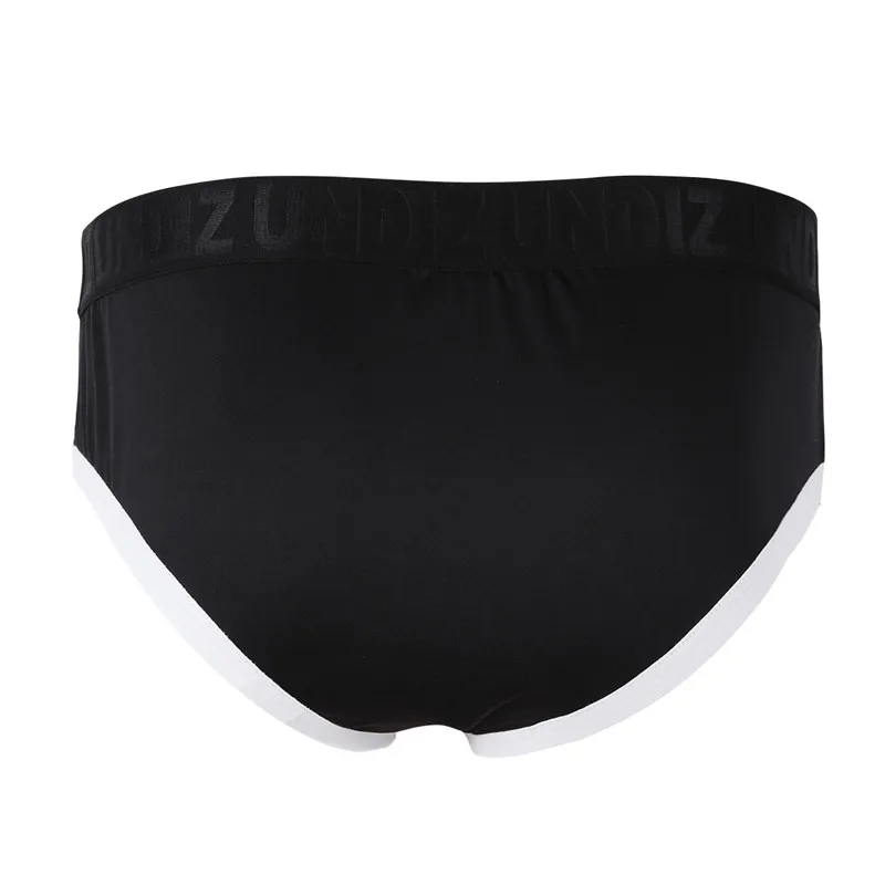 Men Soft Underwear White/Black Color Splice Cute Bow Tie Tuxedo Briefs Breathable Stretchy Male Sexy Underpants