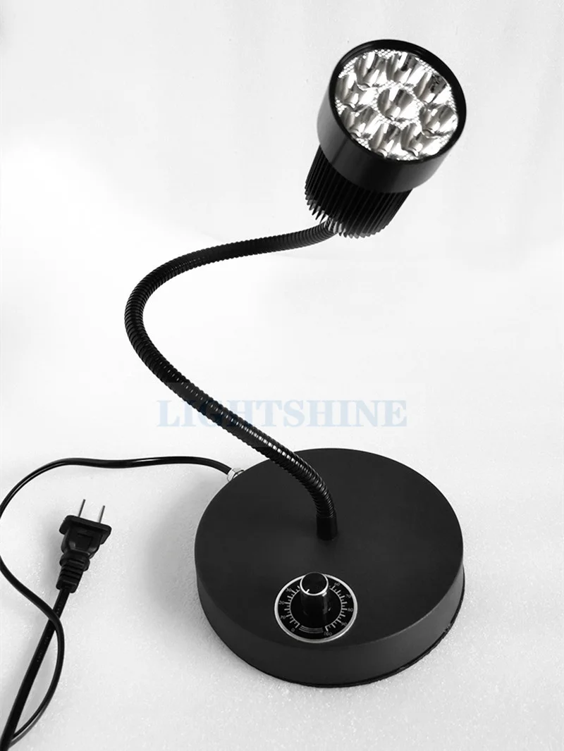 3535-LED Adjustable High Energy Shadowless Adhesive Green Olefin Uv Curing Lamp 18w 230v