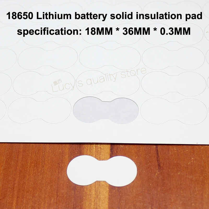 100pcs/lot 18650 lithium battery assembly DIY insulation gasket highland barley pad kuaibao paper