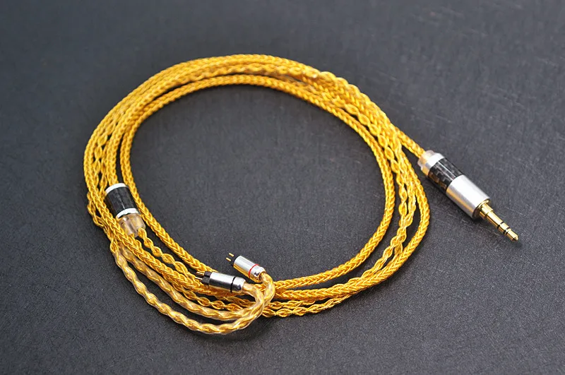 7nocc gold-plated headset upgrade line MMCX 2pin 0.78 3.5 2.5 4.4 fever line