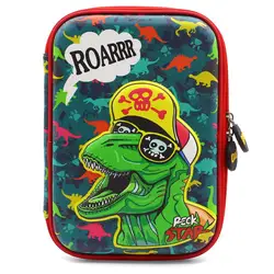 Cassa di matita kawaii materiale escolar astuccio scuola scuola forniture piorniki foglia pencilcases carino dinosauro 2020 EVA pencilbox