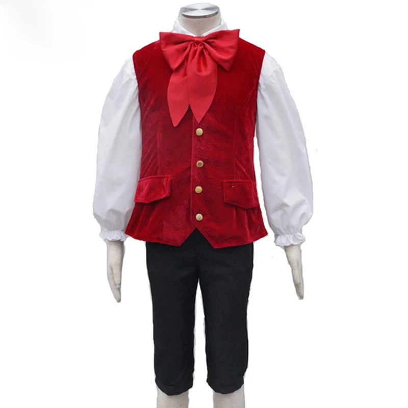 2017 film beauty and beast Gaston Cosplay stage clothing Full performance suit real-life performance clothing