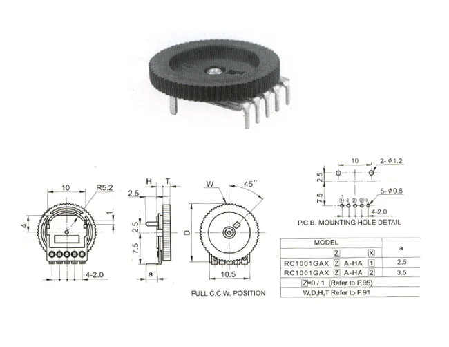 YYT 10PCS 16x2 Dual/Single Gang Dial Potentiometer with Black Knob  for Audio Equipment A50K/B10K A503 B103