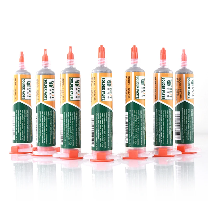 20g Flux Soldering Paste Tin Solder Paste Leaded Syringe Liquid Flux Melting Point 183℃ Repair Stencil Welding Soldering Tool