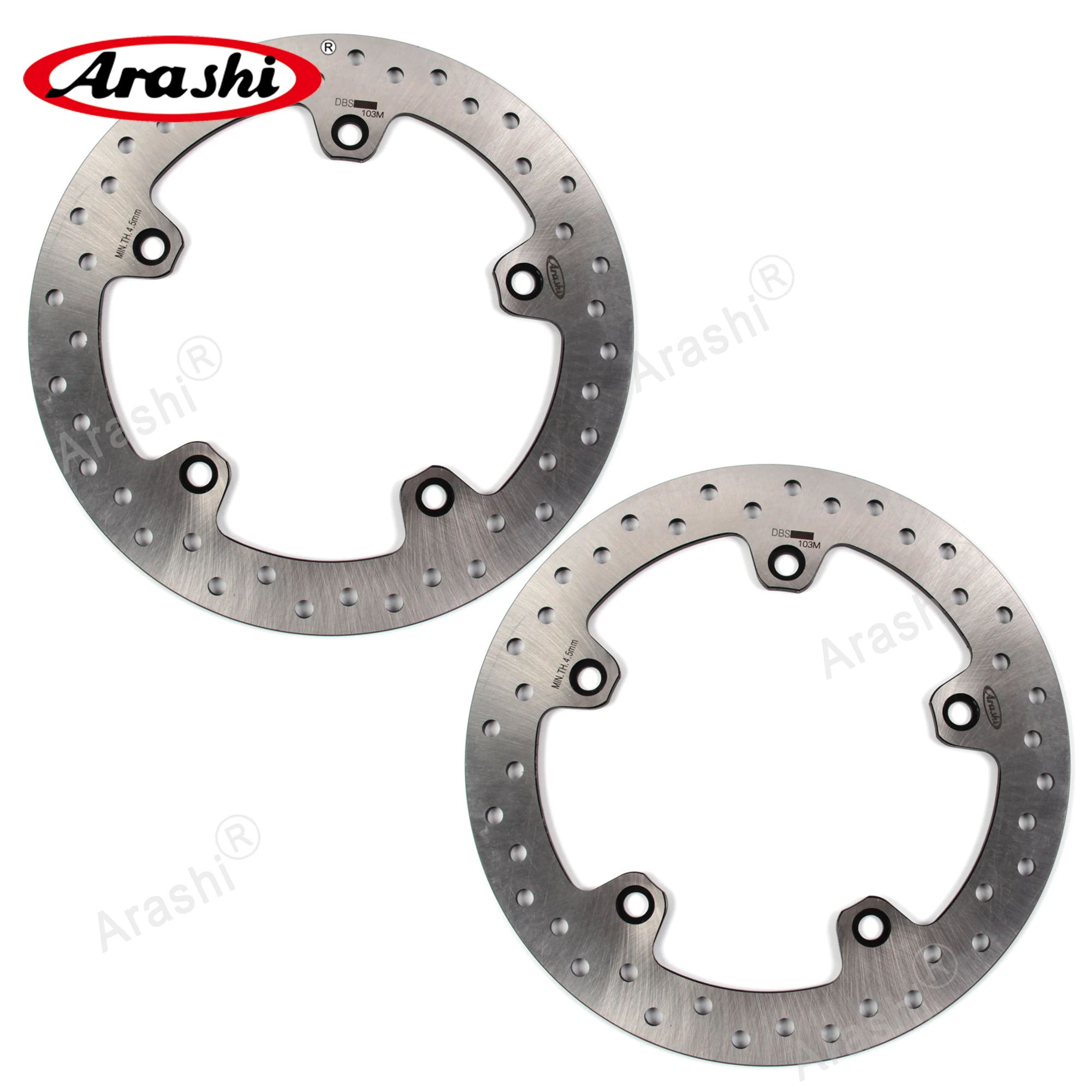 ARASHI 1 Pair CNC Front Brake Disc Disks Rotors For BMW C 650 GT 2012 2013 2014 2015 2016 2017 2018 2019 2020 2021 C650GT