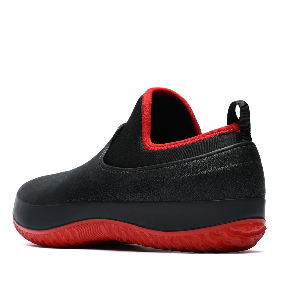 2020 New Men Shoes Kitchen Working Shoes Breathable Non-slip Waterproof Chef Shoes Casual Flat Work Shoes Water Shoes Rain Boots